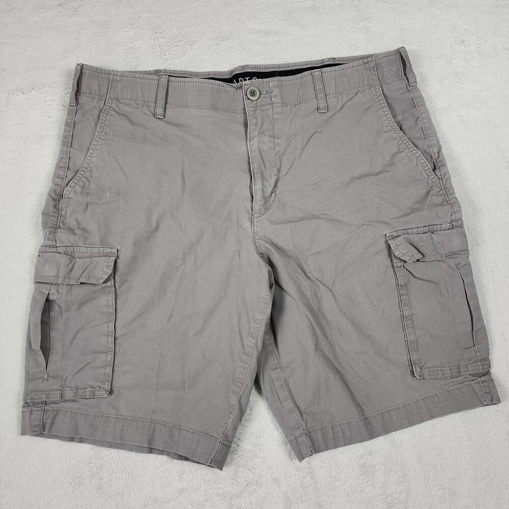 APT.9 Premier Flex Men's Size 38 (Fit 36) Casual Cargo Shorts Gray Lot Of 2 - Picture 8 of 16